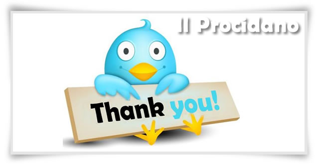 grazie twitter follwers