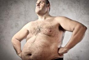 obese man
