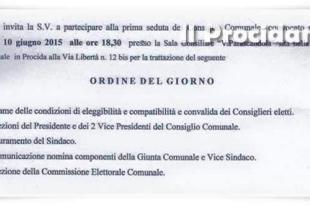 convocazione consiglio comunale
