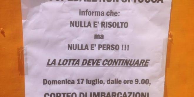 Manifestazione pro ospedale 17 luglio