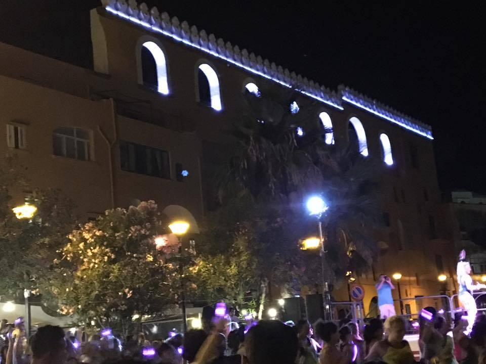 Palazzo Merlato notte