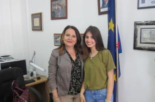 Giorgia Cerase con prof Maria Saletta Longobardo