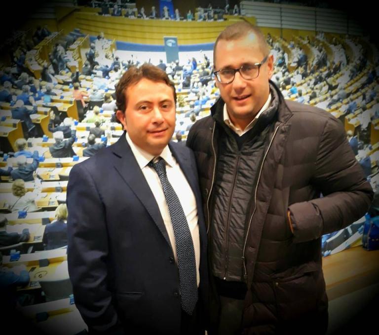 Menico Scala con Armando Cesareo