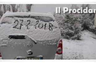 la neve a procida 27 febbraio 2018