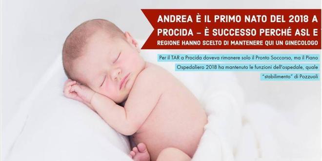 Andrea nasce ospedale Procida