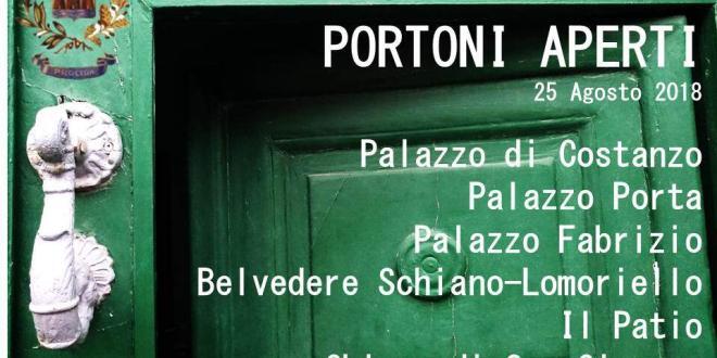 Portoni aperti locandina 25 agosto