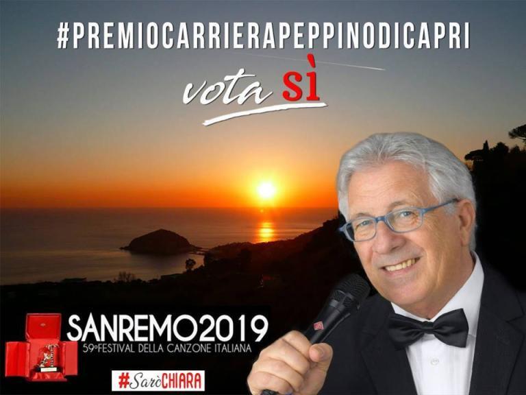 Premio alla carriera per Peppino di Capri