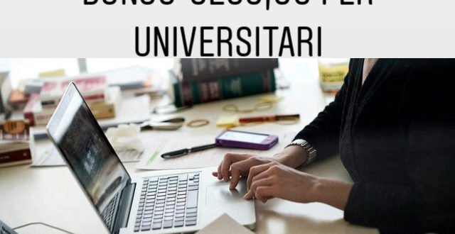 Bonus studenti
