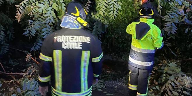 Intervento 8 luglio protezione civile