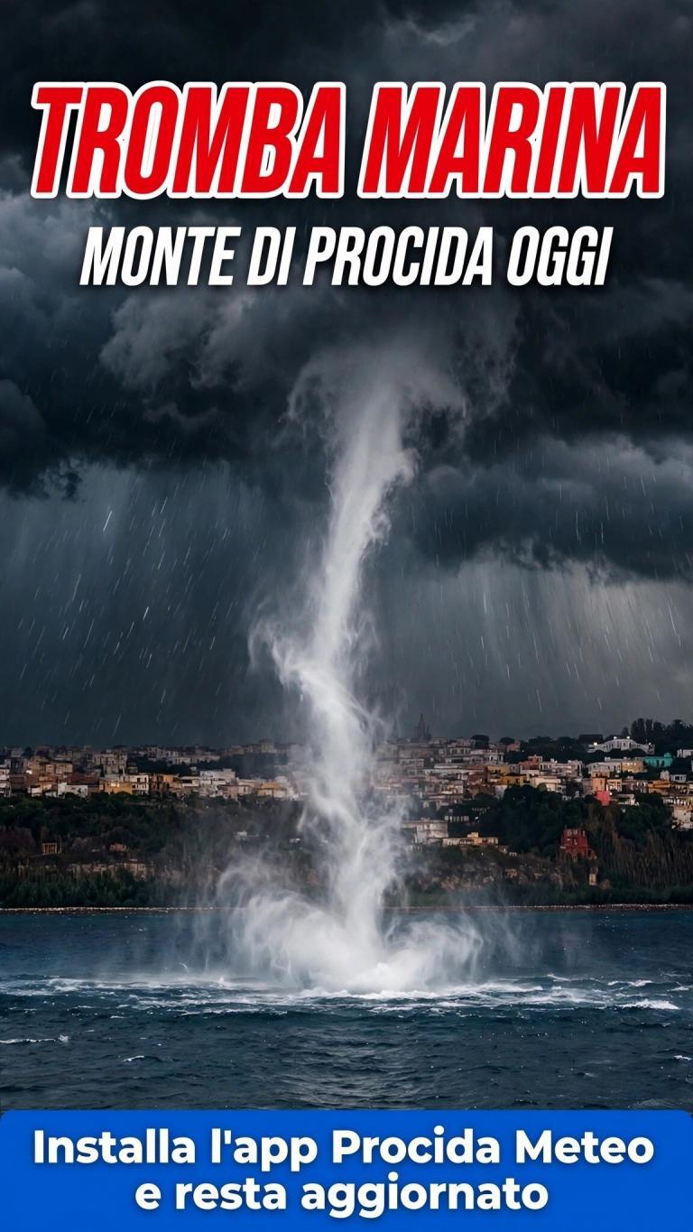 tromba marina a procida oggi ottobre